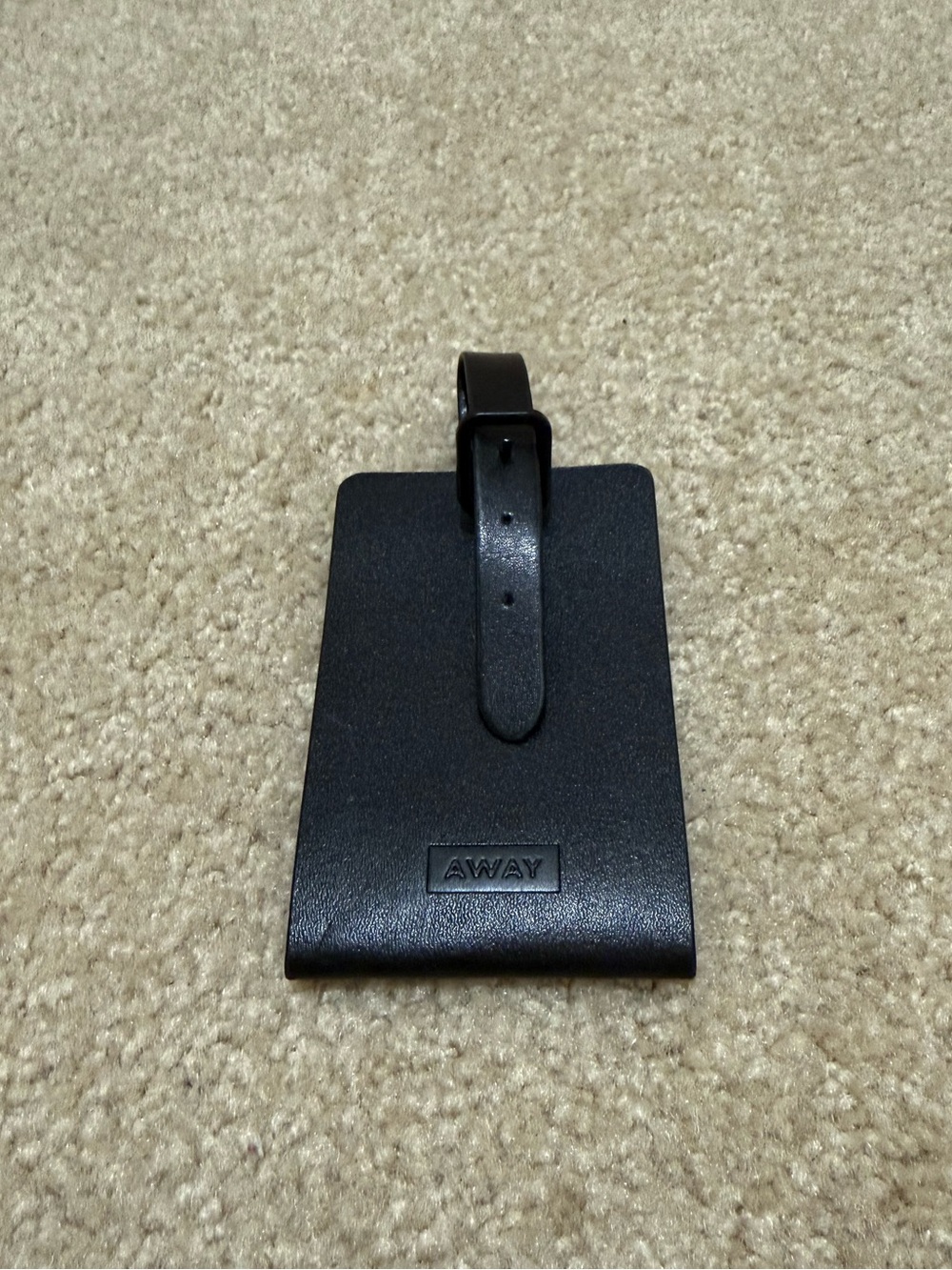 Like New Away Leather Luggage Name Tag